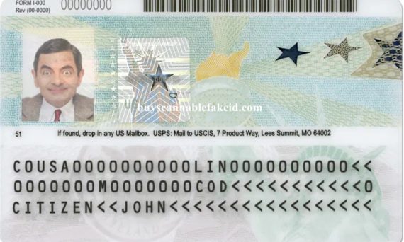 USA Fake Green Card New